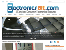 Tablet Screenshot of electronicsbiz.com